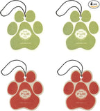 One Fur All Pet House Car Air Freshener - Fresh Citrus/Ruby Red Grapefruit Pack of 4 - Non-toxic Car Air Freshener - Pet-Frie