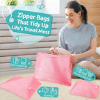 ALL INCLUDED - 12 Set Packing Cubes for Suitcases Carry On, Travel Essentials/Accessories Luggage Organizer Bags Set, Include
