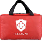 Kitgo First Aid Kit with Hospital Grade Medical Supplies, 220pcs Emergency Medical Trauma Kit, Gift for Dad Husband Great for