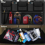 Car Trunk Organizer, Backseat Hanging Organizer with 9 Large Storage Bag Super Capacity -Trunk Organizer for SUV,Truck,Van