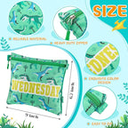 Paterr 7 Pcs Packing Cubes for Travel Kids Day of Week Compression Packing Bags Colorful Luggage Suitcase Organizers Bag for 