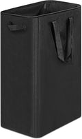 efluky Slim Laundry Basket, Narrow Laundry Hamper with Handles, Collapsible Dirty Clothes Hamper, Tall Laundry Bin for Laundr