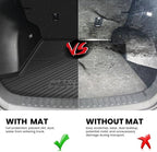 LASFIT Trunk Mat with Backrest Mat for Chevrolet Chevy Equinox/GMC Terrain 2025-2026 (Only for Fuel, Not Fit EV), All Weather TPE Custom Fit Cargo Mat Trunk Liner with Backrest Mat
