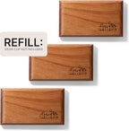 Drift Car Air Freshener - The Original Wood Air Freshener - Car Odor Eliminator - Long Lasting Scent - Metal Clip - Essential