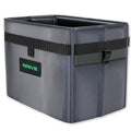 Drive Auto Car Trash Can - Leakproof, Hanging Garbage Bin with 20 Trash Bags and Black Adjustable Strap - Truck & Car Accessories for Men and Women - Grey with No Lid