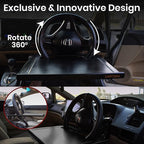 Essential Steering Wheel Tray - Car Table for Meal, Multipurpose Steering Wheel Table for Travelers, Table and Laptop Holder, Laptop Tray for Work