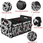 Femuar Car Trunk Organizer,Car Storage Organizer with 72L Large Capacity Waterproof Collapsible and 11 Pockets,Trunk Organizer