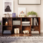 Book Shelf, 2 Cube Storage Organizer, Open Shelves Bookcase 9.3 x 11.8 x 21.1, Bookshelf for Living Room, Bedroom, Home Offic