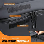 DNA Motoring Car Rooftop Waterproof Bag, 17 Cubic Feet Waterproof Car Roof Luggage Bag, Heavy Duty Car Roof Cargo Carrier Bag, Car Roof Bag, w/ 8 Reinforced Straps, TOOLS-00423
