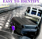 50 Pack Luggage Tags for Suitcases, Airplane Travel Essentials for Flying, International Travel Must Haves, and Luggage Acces