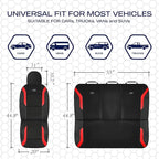 Skechers Memory Foam Car Seat Covers, Air Cool Mesh Thick Seat Covers, Car Seat Full Sets, Airbag Compatible, Automotive Comf