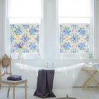 SOMWISE Rainbow Window Privacy Film,Heat Control,UV Blocking,Anti-Glare,Day & Night Privacy Protection & Decoration for Home, Bathroom,Glass Door,Static Cling,Renter-Friendly with Installation Tools