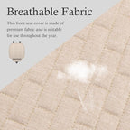 Car Back Seat Cover,Non-Slip & Breathable Bench Seat Cover with Side Pockets for Car Storage & Protecting Interiors,Universal