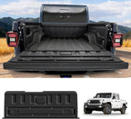 LASFIT Tailgate Mat for Jeep Gladiator 2020-2026, All Weather TPE Tailgate Protector Liner Replacement Accessories Tailgate Cover