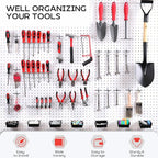278PCS Upgraded Pegboard Hooks Assortment, Peg Board Organizer Accessories with Bins, Fit 1/8 or 1/4 inch PegBoard for Hangin
