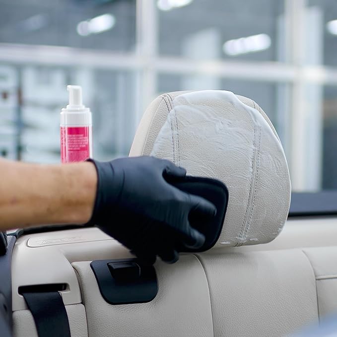 Gyeon Leather Set Strong All‑in‑One Car Leather Cleaner and Ceramic Coat Kit for Interior Protection Deep Clean Oil Removal M