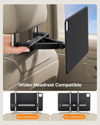 KUXIU Magnetic Wireless Charging Car Headrest Tablet Holder for iPad Pro 12.9/Air 13 M2/M3, Tablet Car Back Seat Mount with Air Vent Stand,Road Trip Essentials Holder for iPad Pro 12.9 3rd/4th/5th/6th