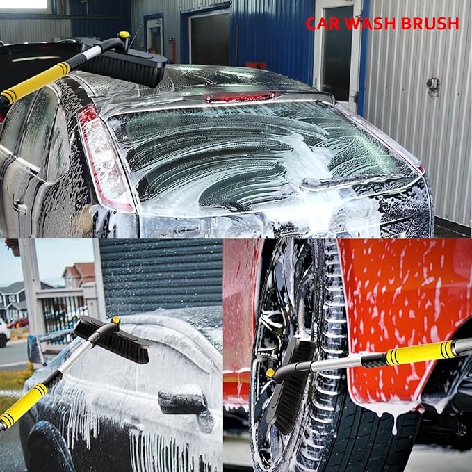 36" Extendable Ice Scrapers for Car Windshield 360°Pivoting Snow Brush for Car Snow Scraper Detachable Snow Removal Tool for Cars,Trucks,SUVs, XC01002