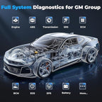 AUTOPHIX 7210P+ Fit for GM Chevy OBD2 Scanner, Full System Diagnostic Tool with All Reset Services for GM/Chevy/Buick/Cadillac,