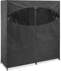 Whitmor Extra-Wide Portable Clothes Closet - 60 Inches Wide - Store Seasonal Clothing - Black