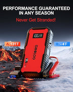 GOOLOO GT3000 Jump Starter, 65W Quick Charge, 3000A Battery Jumper Starter Portable, 12V SuperSafe Lithium Battery