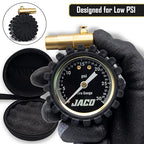 JACO FTX-30 Low Pressure Presta Tire Gauge for Bikes (Max 30 PSI) | Fatbike & MTB Series