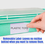 Carolart 3 Pack, Empty Sensory Bin, Wheat Straw Material，13.5 Inch Storage Container, Portable Plastic Storage Bins, Stackabl