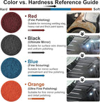 GOH DODD 38 Pieces 3 Inch Buffing Polishing Pads, Car Foam Drill Polishing Pad Kit Sponge Pads Buffer Polisher Kit Headlight 