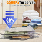18 Pack Travel Vacuum Storage Bags with Rechargeable Wireless & Hand Pump, Portable Space Saver Bags for Travel & Home, Vacuu