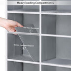 Univivi Over the Door Organizer, 6 Tiers Behind Door Storage with Clear Deep Pockets Hanging Organizer for Closet, Bedroom, N