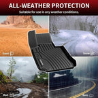 LASFIT Floor Mats & Cargo Mat for Mercedes Benz GLC 2016-2022 GLC300 / GLC350e / GLC43 AMG / GLC63 AMG (Not Fit Coupe), All Weather TPE Floor Liners Fit for GLC Car Mats, 1st & 2nd Row & Trunk Mat