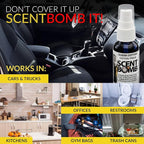 Scent Bomb Air Freshener Spray, Long-Lasting Odor Eliminator - Effective Deodorizer for Home & Car, Fresh Room Spray for Kitc