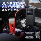 Car Battery Jump Starter, 12V Portable Jump Starter Battery Pack, Jumper Cables, Storage Case, USB-A/USB-C Cable,