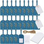 Amylove Bulk Luggage Tags Wedding Favors Adventure Begins Luggage Tags for Guests Travel Tag for Suitcase Bridal Gift 24 Pack