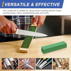 SCOTTCHEN 12 Oz.Stropping Compound Fine Green Buffing Polishing Compound, Leather Strop Compound Honing Compound for Knife Polishing-3Pack