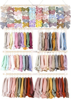 POVETIRE Headband Holder Hair Bows Organizer for Girls,Baby Headbands Hair Accessories Organizer Storage Wall Hanging Decor f