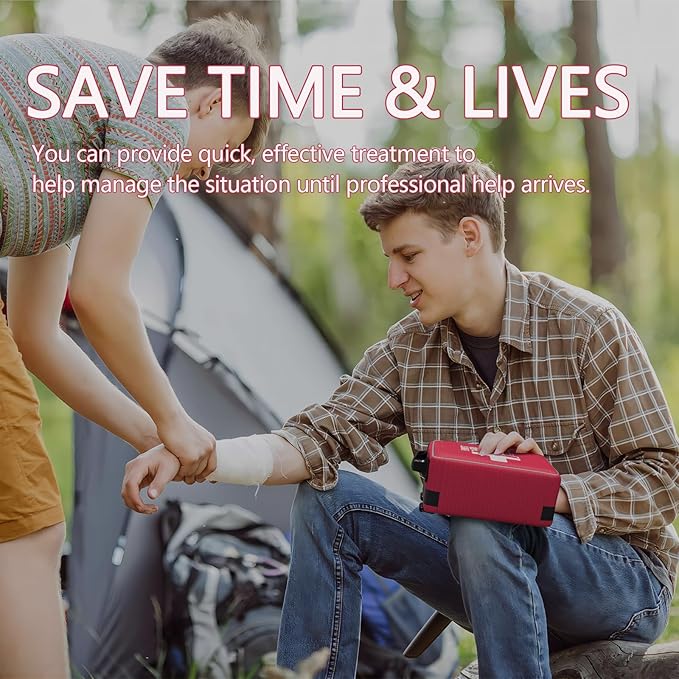 First Aid Kit, Upgrade Trauma First Aid Kit with Labelled Compartments -Emergency Medical Kits with Molle System First Aid Ki