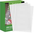 Syntus 200 Count Vacuum Sealer Bags Gallon 11 x 16 inch for Seal a Meal, Commercial Grade BPA Free Heavy Duty Precut Seal Bag