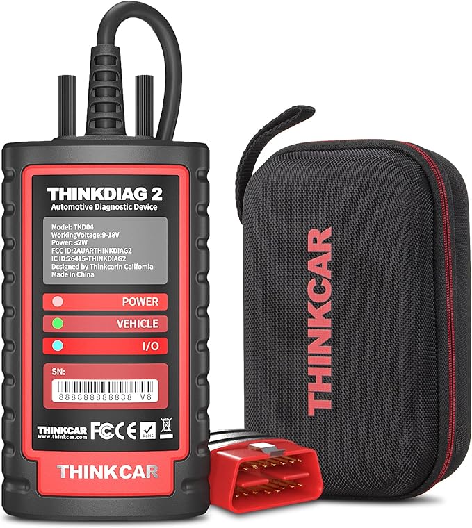 Thinkdiag2 All System Bidirectional OBD2 Diagnostic Scanner for iOS & Android, Bluetooth Scan Tool with CAN-FD Protocol,
