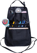 Car Seat Back Organizer,Back Seat Pocket,Car Seat Organizer with Multiple Pockets, Automotive Consoles & Organizers Universal Front Seat Organizer Travel Must-have (Black)