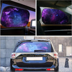 Moukeren 6 Pieces Car Windshield Sunshade Cover Set Car Window Sun Shades UV Rays Sun Visor Protector Auto Windshield Sunshades Cover for Van SUV Truck (Galaxy)