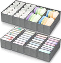 homyfort 8 Pack Dresser Drawer Organizers and Storage Bins for Clothing, Large Drawer Organizer Bins for Baby Clothes, T-Shir