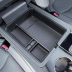 PIMCAR Center Console Organizer for 2023-2025 2026 Honda Pilot, 2024 2025 2026 Honda Passport/Ridgeline Upgrade Design Tray Accessories Interior Armrest Box Divider ABS Plastic Material-Black Trim