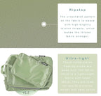 BAGAIL 6 Set Ultralight Compression Packing Cubes Packing Organizer for Travel Accessories Luggage Suitcase Backpack