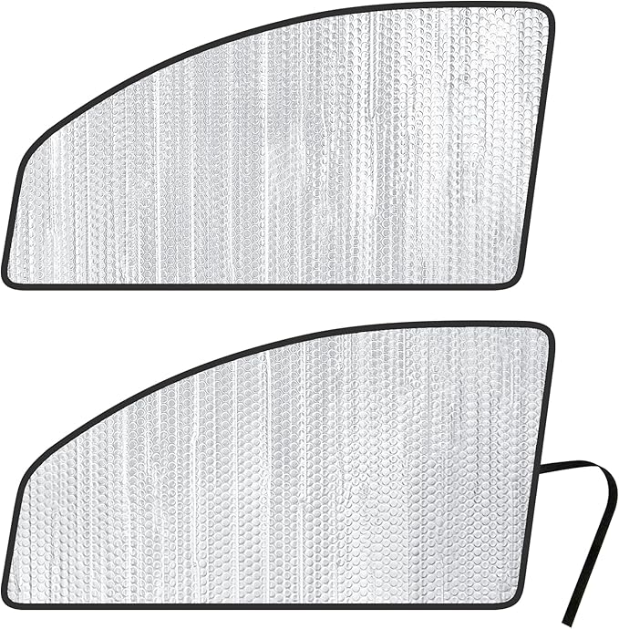 YelloPro Side Window Front Seat Sunshade (Set of 2) Custom Fit for 2005 2006 2007 2008 2009 2010 2011 2012 2013 2014 2015 Toyota Tacoma, 2Dr 2 Door Access Cab 4Dr 4 Door Double Cab