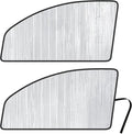 Side Window Front Seat Sunshade (Set of 2) Custom Fit for 2009 2010 2011 2012 2013 2014 Ford F-150 F150 Regular Cab, Super Cab, Super Crew Cab 2Dr 4Dr, UV Sun Protection Accessories (NOT for E-series)