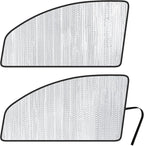 Side Window Front Seat Sunshade (Set of 2) Custom Fit for 2009 2010 2011 2012 2013 2014 Ford F-150 F150 Regular Cab, Super Cab, Super Crew Cab 2Dr 4Dr, UV Sun Protection Accessories (NOT for E-series)