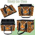 Reusable Grocery Bags Heavy Duty Shopping Bags Foldable Large Tote Bags with Long Handles & Hard Bottom
