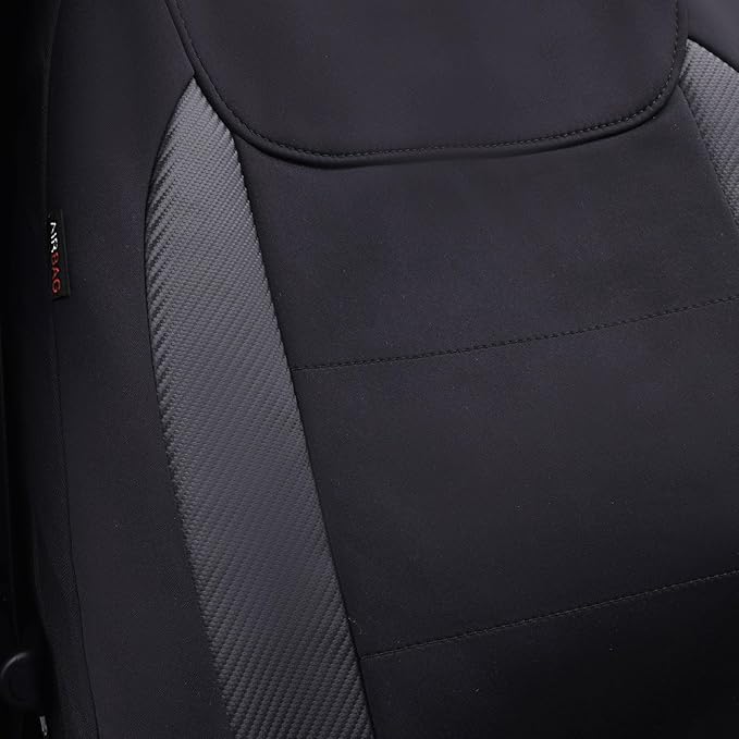 Flying Banner AquaShield Front car seat Covers Set Waterproof Water Resistant arm Rest Shoulder Seatbelt Compatible Truck Pro