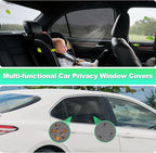 Car Window Shades for 2018-2024 Camry - Rear Side Window Sun Shade for Baby, Breathable Mesh Car Privacy Window Covers, UV Protection & Heat Insulation for Road Trips, Napping, Camping (2 PCS)